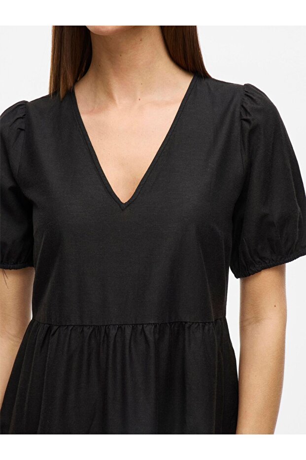 Minikleid Kurzärmeliges - 6