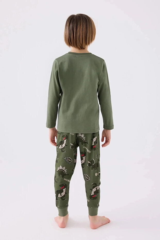 Boy's Double Set - Khaki - 4