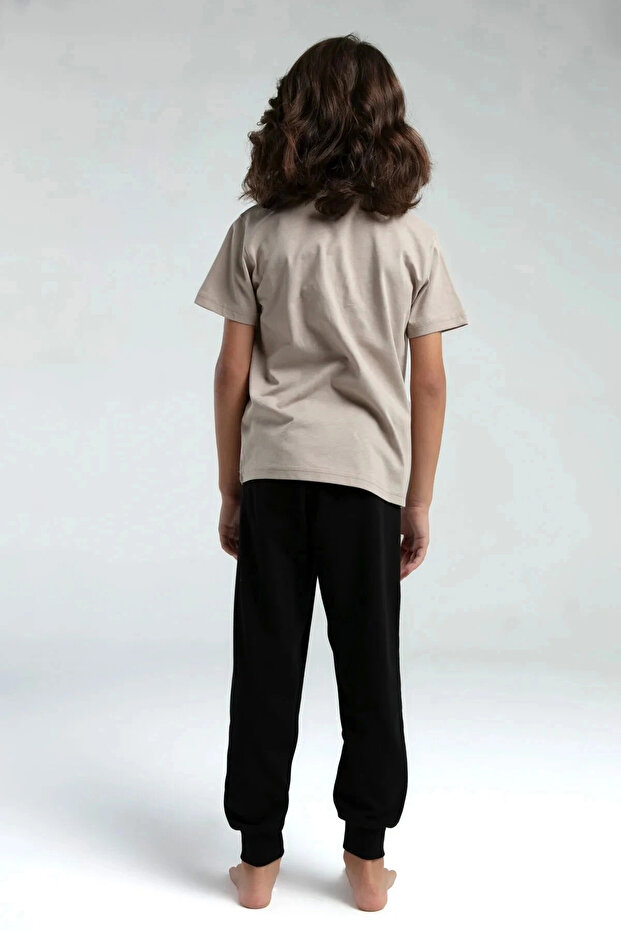 Boy's double set - sand - 2