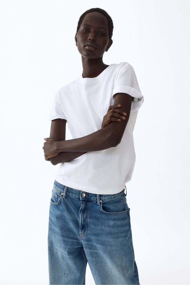 Oversized cotton T-shirt
