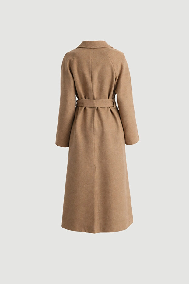 Classic Wool Coat - Camel - 8