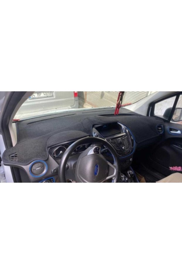 Ford Courier Glovebox Protection Carpet with Screen Suitable for 2013-2020 Models Black Edge Color Yellow