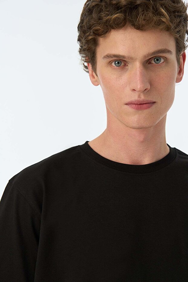 Tricou negru Basic Supreme - 4