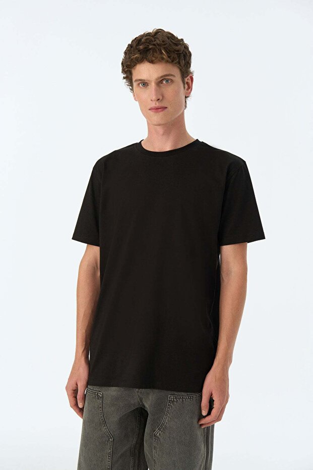 Tricou negru Basic Supreme - 3