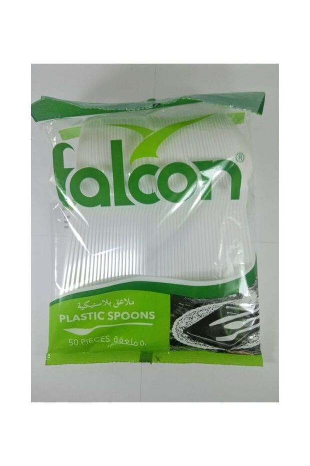 Plastic Table Spoons White 50 Count - 1