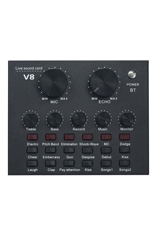 Intelligent Volume Adjustable Audio Mixer Sound Card