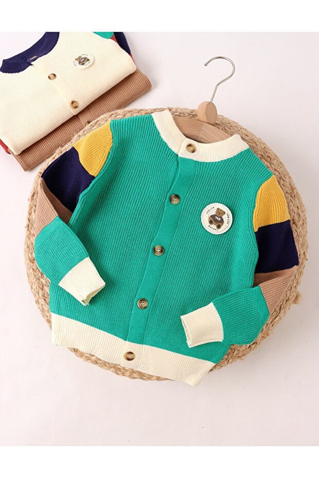 Pulover Cool Forlyd Bear, verde - 1