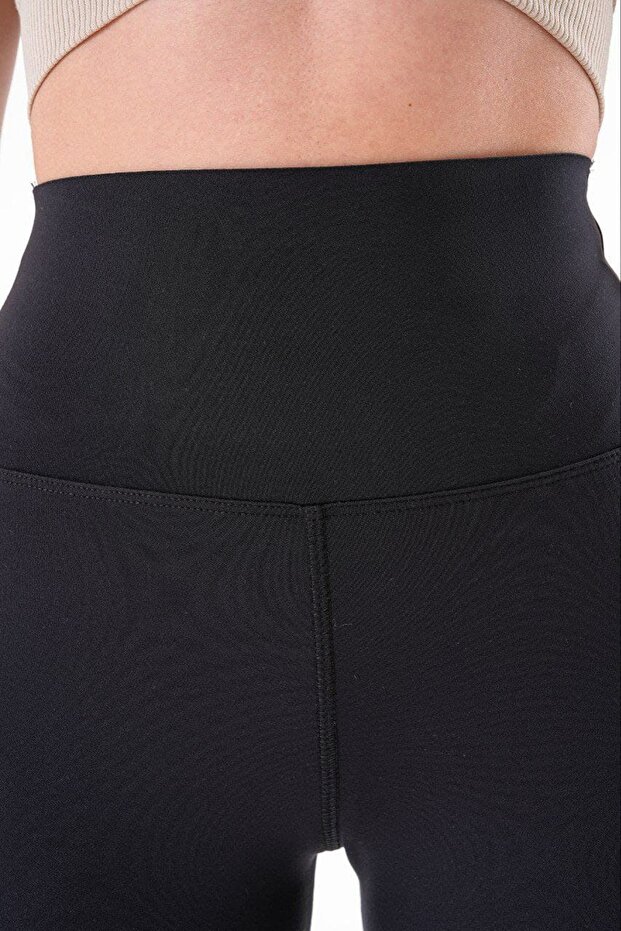 Basic Nubuck Fabric Leggings - 3