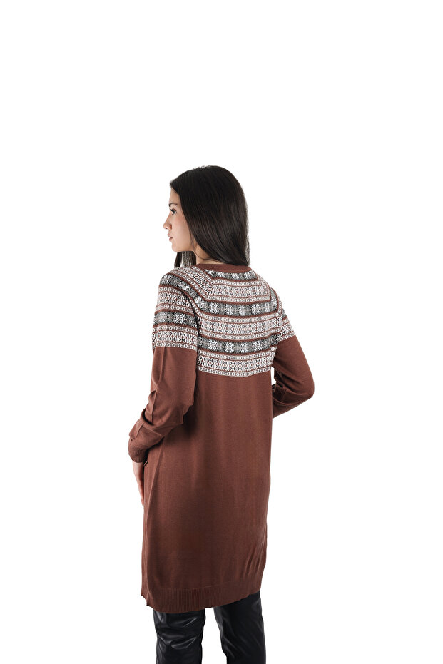 Ontriko Monogram Desen Tunik - 3