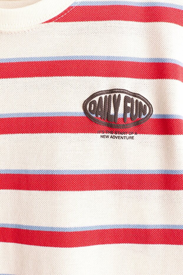 Baskılı Pike Tişört - 2