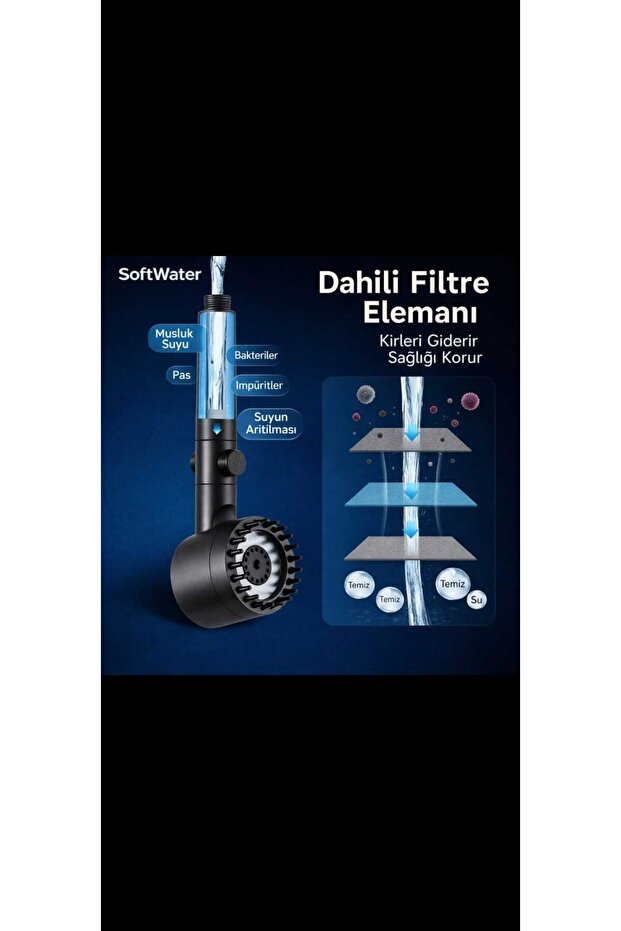 Filtreli duş başlığı - 2