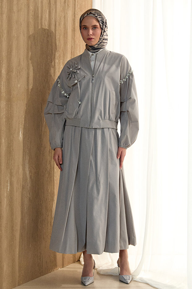 Pilikaşeli Balon Etek - 1