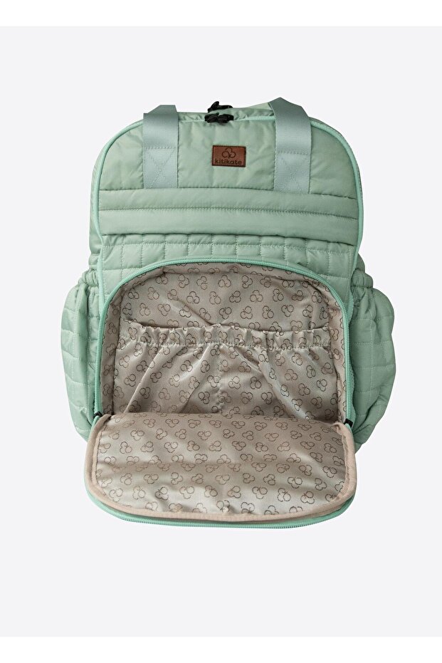 حقيبة ظهر رونا مبطنة باللون النعناعي - 5