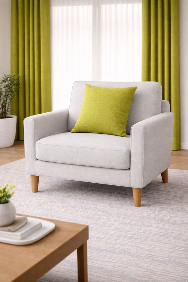 California Throw Pillow Cover Pistachio Green 47X47 cm