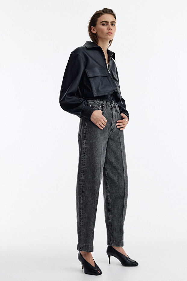 Barrel High Ankle Jeans - 2