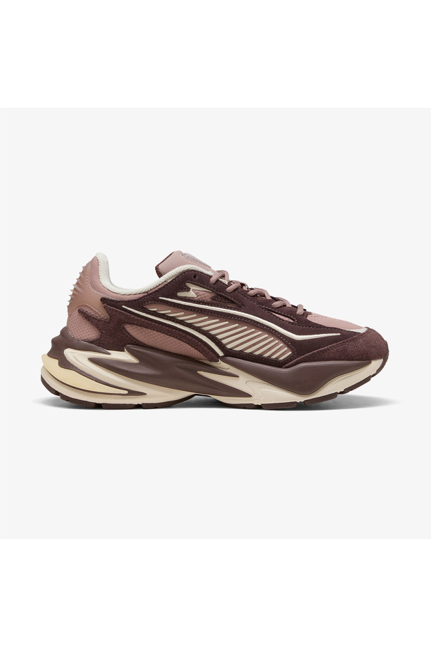 Rs Surge Hairy Suede Unisex Brown Sports Shoes