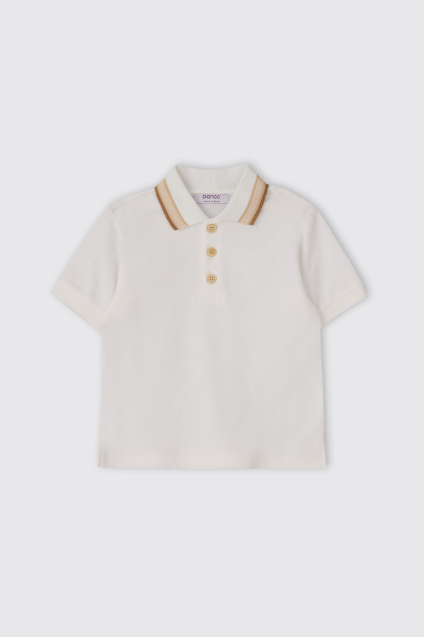 Baby Boy Short Sleeve White T-Shirt