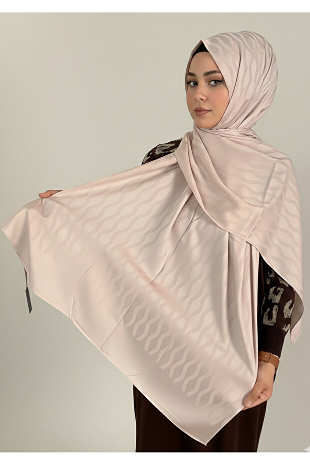 Cotton Jacquard Shawl - Soft Textured and Breathable Fabric