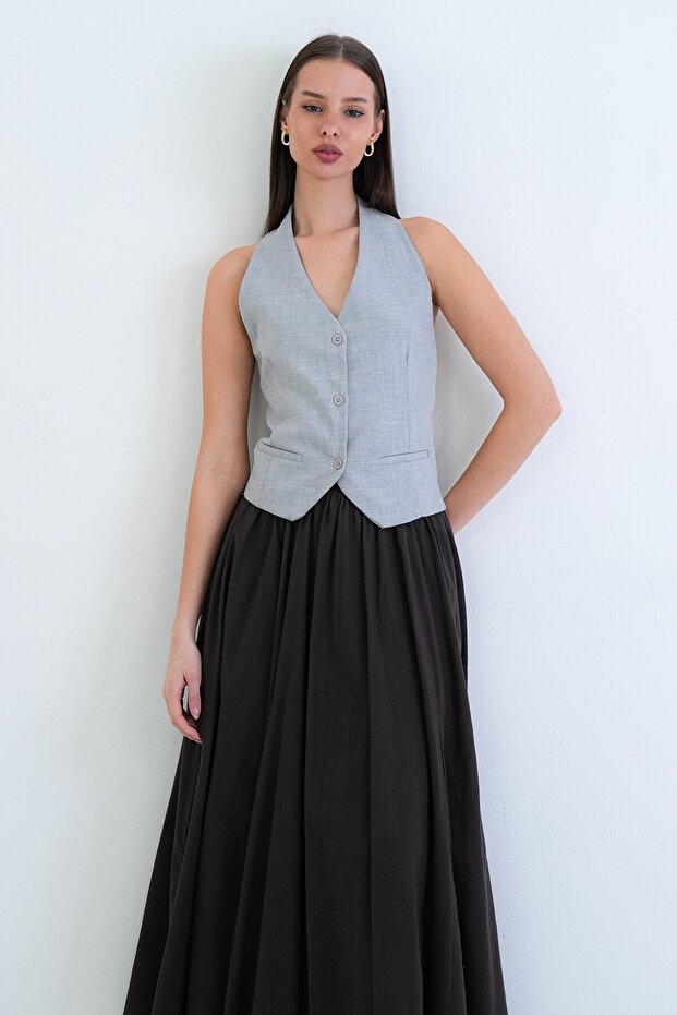 سترة كلاسيكية بأزرار إغلاق - 3