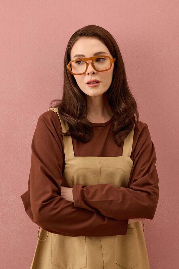 Single Jersey Raglan Sleeve Bitter Brown Body