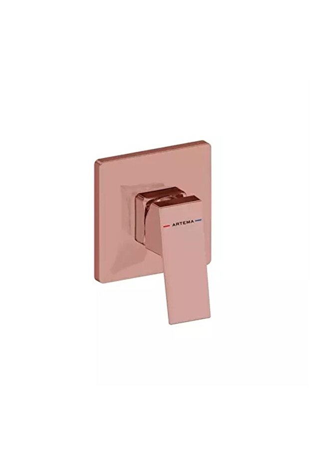 Minimax Square Built-In Shower Faucet Minibox Soft Copper A4373329