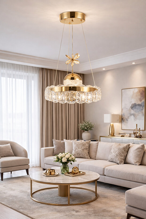 Asya Led Tekli Avize - 2