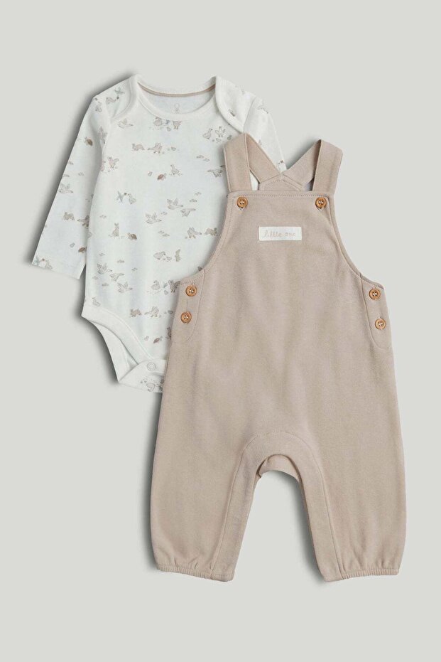 My First Dungarees and Bodysuit Outfit