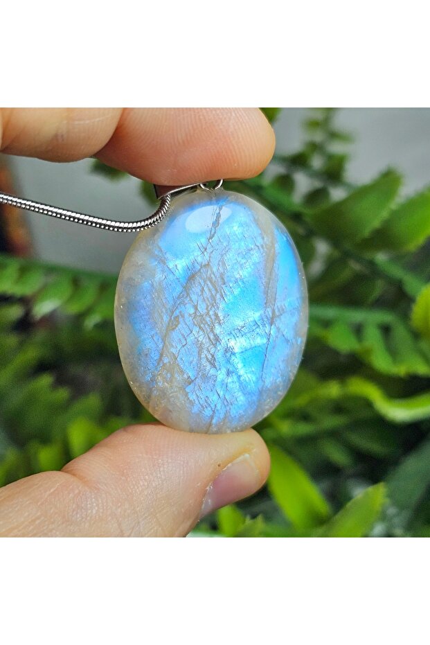 Belomorite Natural Stone Necklace -4- Handmade Design Products