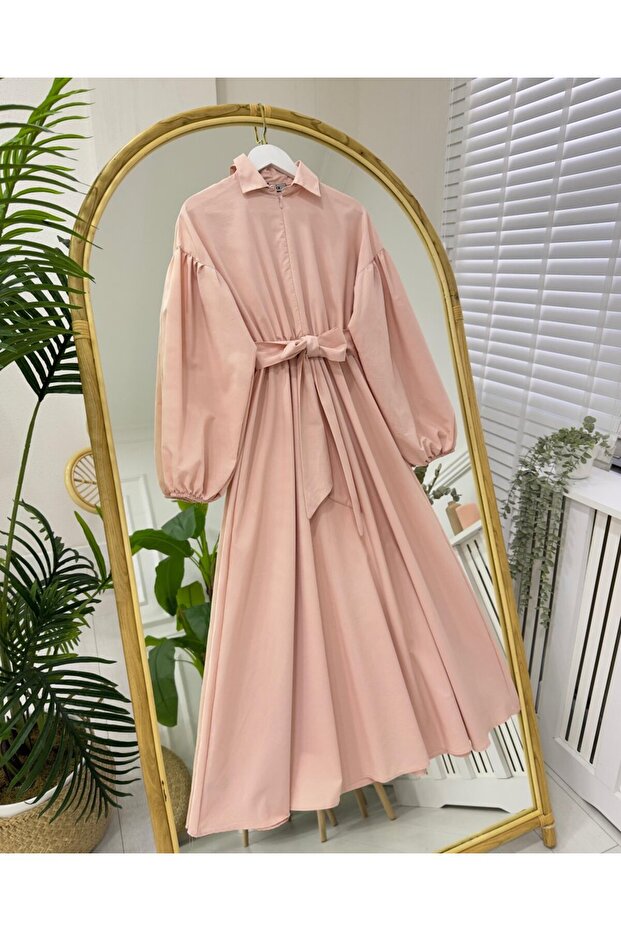 Şimal Elbise somon - 1