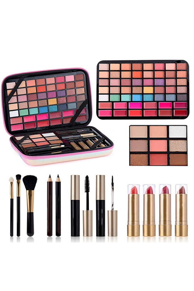 Hot Selling Makeup Sets Long Lasting Waterproof Eyeshadow Foundation Lipstick Lipgloss Cosmetic Kit