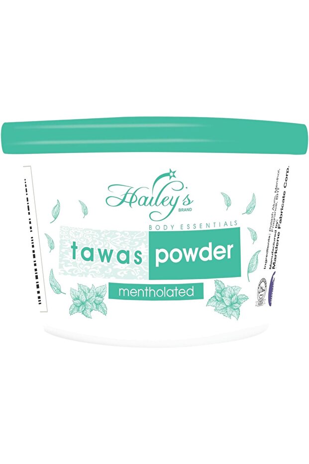 Hailey's Tawas Powder - 50g. (Mentholated) - Green
