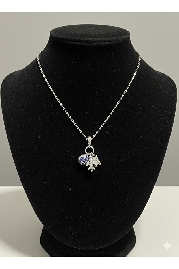 KADIN ÇELİK ZARİF KOLYE - 2