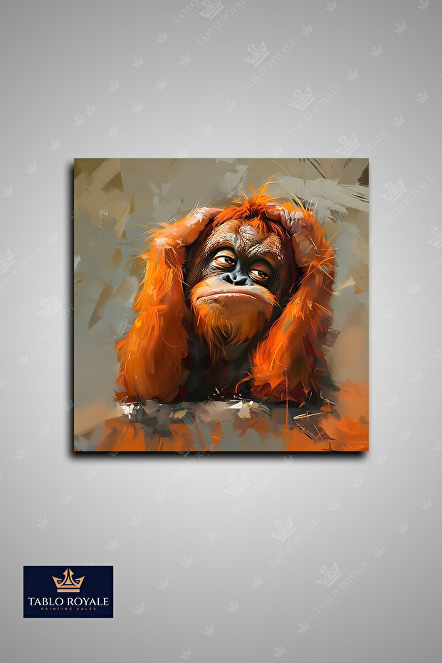 Maymun Kanvas Tablo - 2