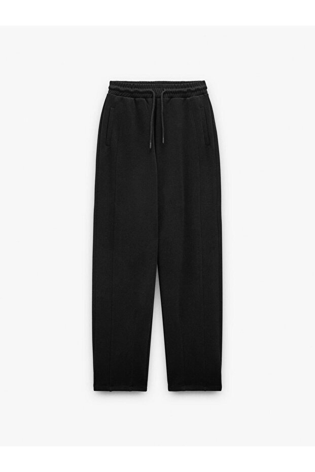 Kadın Yumuşak Dokulu Basic Pantolon - 5