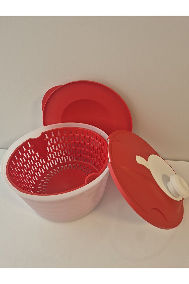 مصفاة السلطة، مجفف السلطة باللون الأحمر - 4