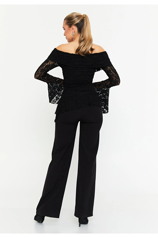 بلوزة دانتيل أوف شولدر - 2