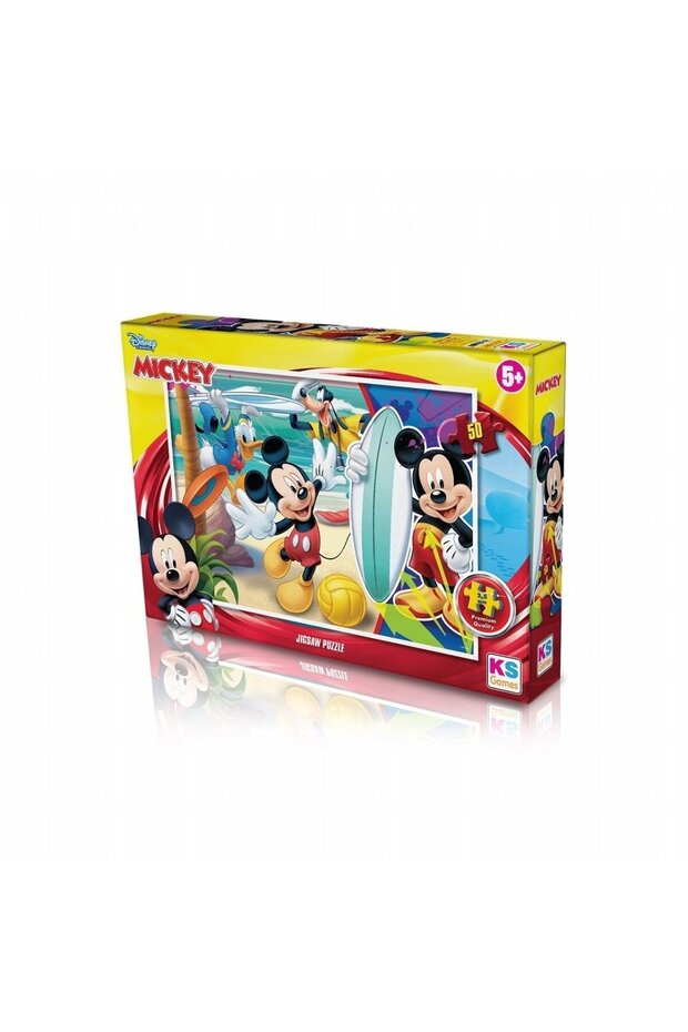 50 Piece Mickey Mouse Puzzle - Educational Puzzle for Children
