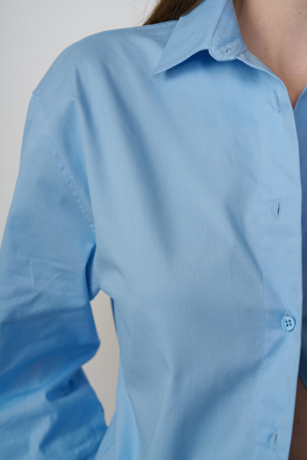 %100 Cotton Basic Gömlek - 3