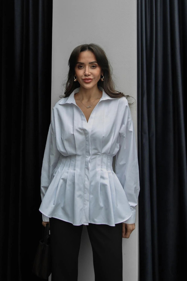 Beli Drapeli Gömlek - 1