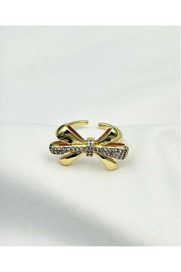 Steel Gold Ring (Adjustable)