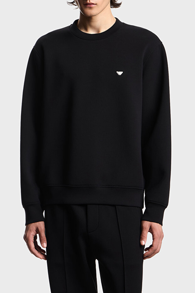 Logo Cotton Regular Fit Crew Neck Sweat Men's Sweat Em004533 Af10013 Uc001