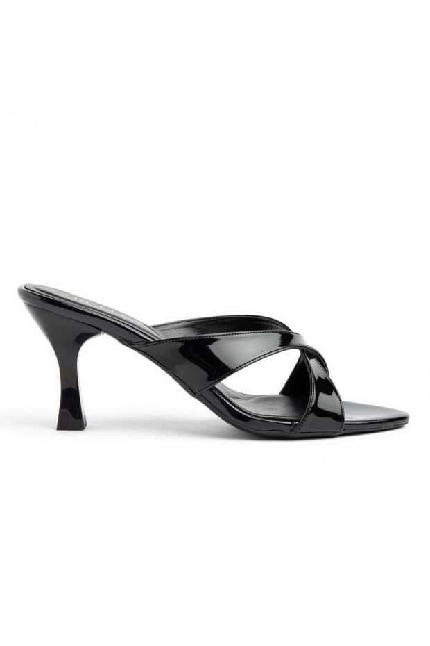 Cannes Cross-Strapped Women's Heeled Slippers