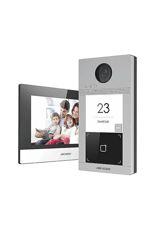 طقم الاتصال الداخلي عبر الفيديو عبر بروتوكول الإنترنت DS-KIS604-S