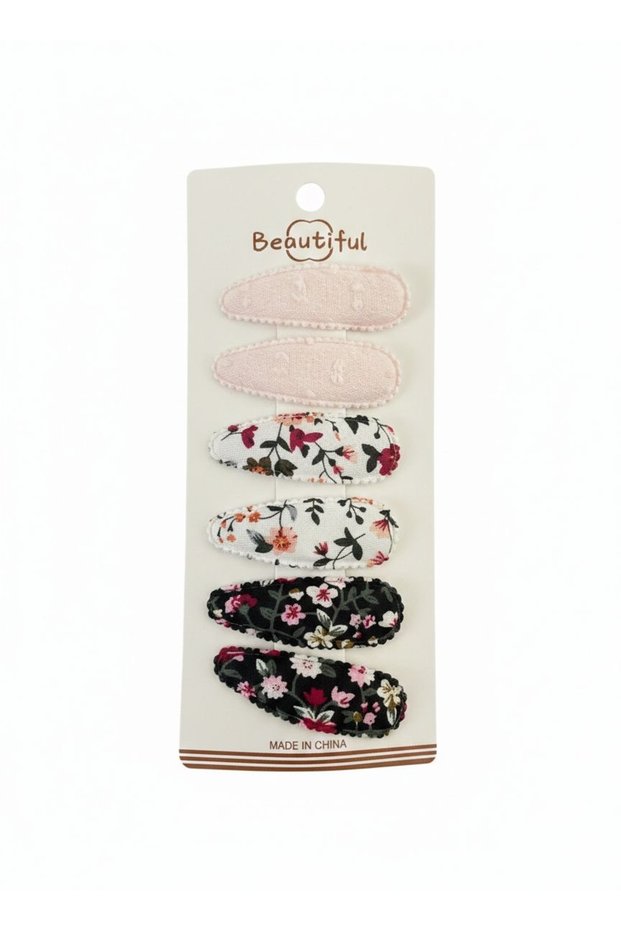 Special Series Embroidered Floral Luxury Trend First Quality New Season 6-Piece Baby Girl Child Women Snap Buckle Set