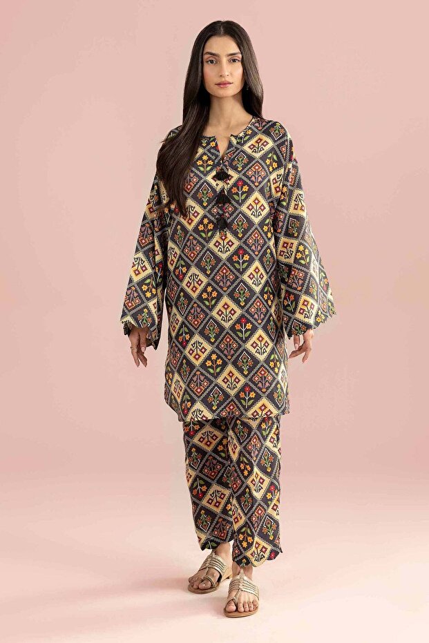 2 Piece - Printed Suit - PS 26-90