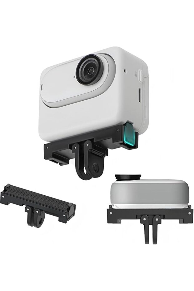 Magnetic Quick-Release Mount for Insta360 Go 3S Accessories, Aluminum Alloy Camera Adapter with 1/4"