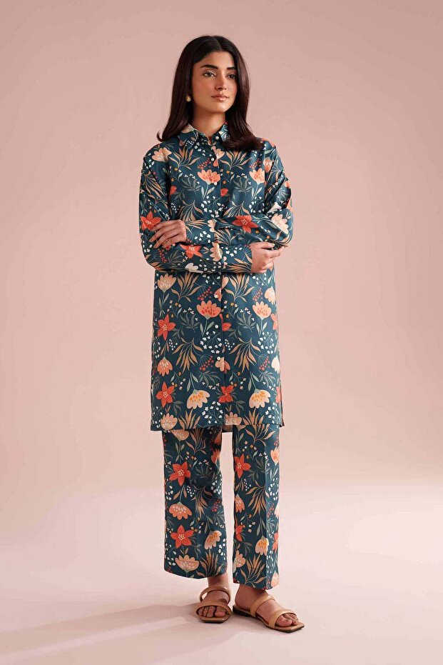 2 Piece - Printed Suit - PS 26-74