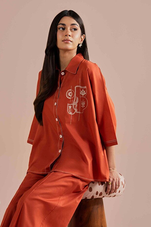 2 Piece - Embroidered Suit - AS 26-04