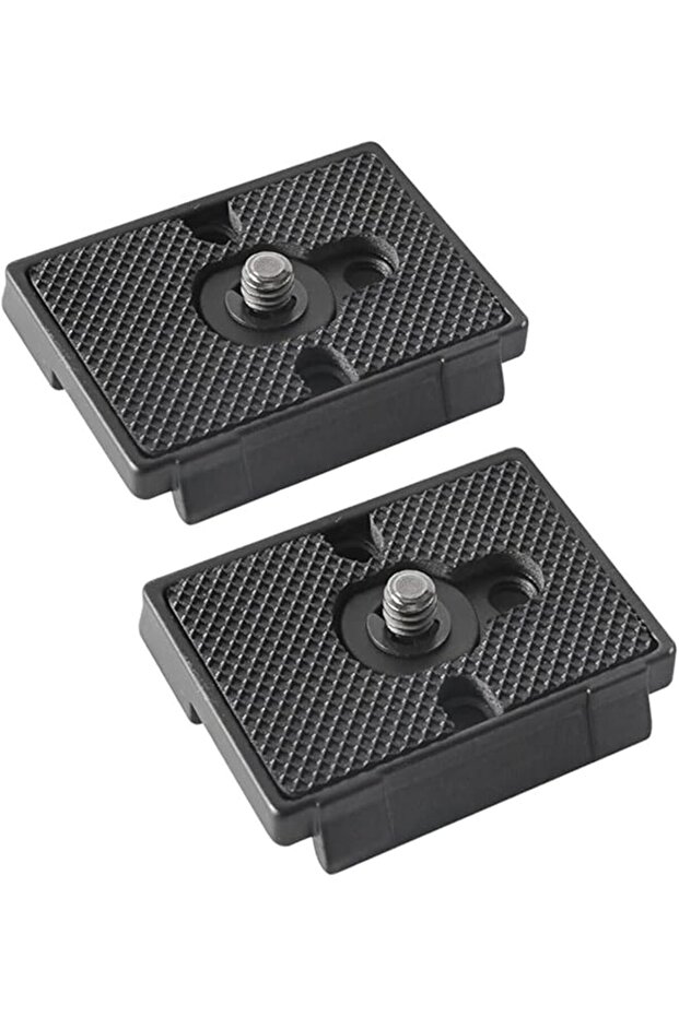 2 Pack Quick Release Plate, with 1/4"-20 Screw for Bogen 3157N Manfrotto 200PL-14 RC2 Camera Tripod(