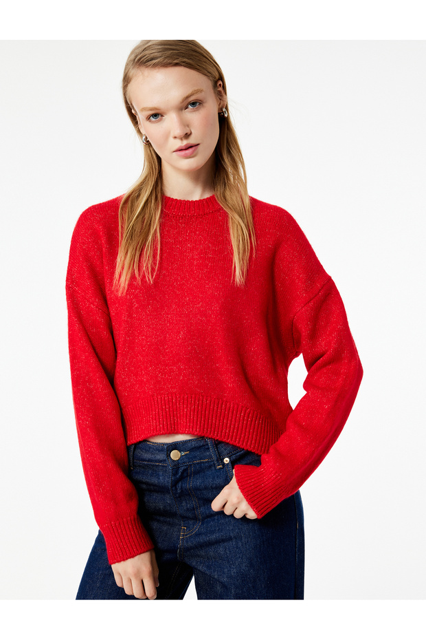 Basic Long Sleeve Crew Neck Sweater